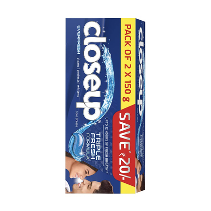 Closeup Tooth Paste Everfresh Cool Breeze 